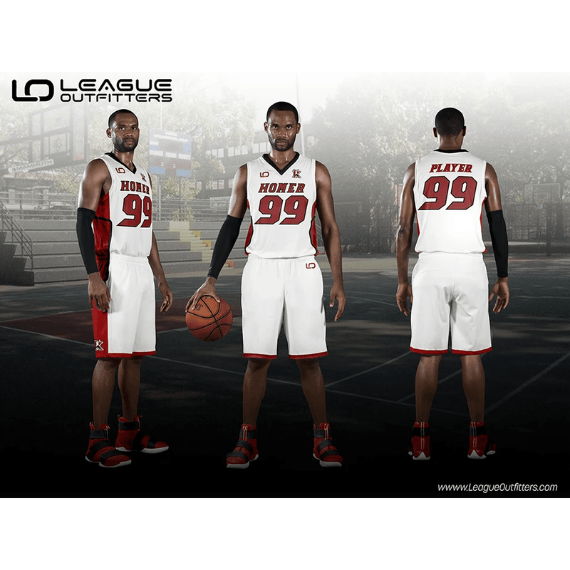 Three Point Home & Away Basketball Premium Uniform Package