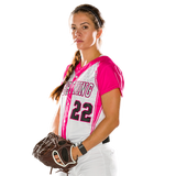 League Outfitters Custom Elite Sublimated Full Button Softball Jerseys League Outfitters