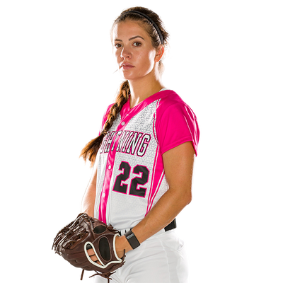 League Outfitters Custom Elite Sublimated Full Button Softball Jerseys