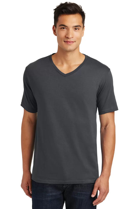 District Made Mens Perfect Weight V-Neck Tee. DT1170 District