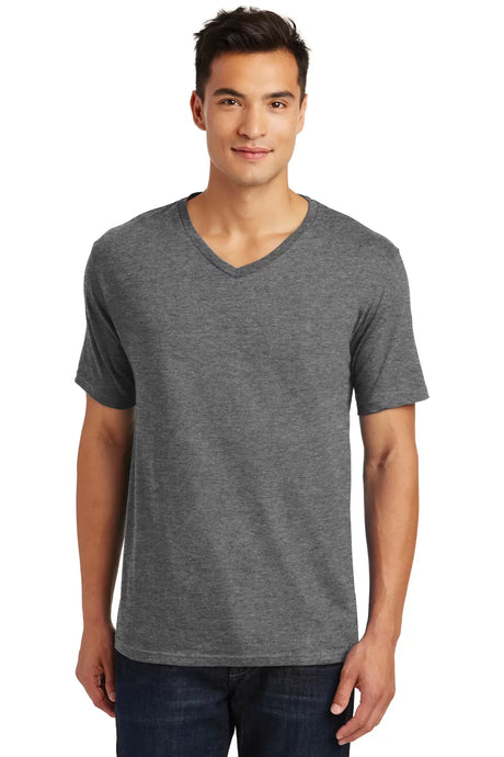 District Made Mens Perfect Weight V-Neck Tee. DT1170 District