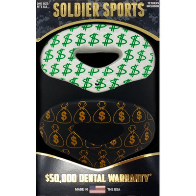 Soldier Sports GOAT Shadow Elite Air Lip Protector Mouthguard 2-Pack