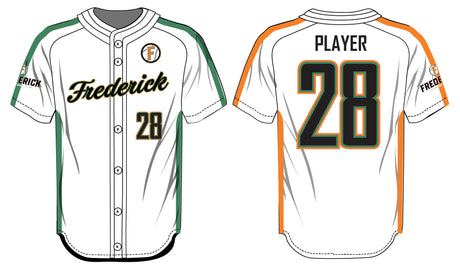 League Outfitters Custom Elite Sublimated- Sublimated Full Button Jersey League Outfitters