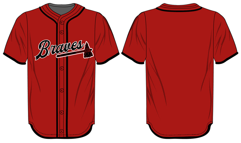 League Outfitters Custom Elite Sublimated- Sublimated Full Button Jersey