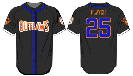 League Outfitters Custom Elite Sublimated- Sublimated Full Button Jersey League Outfitters