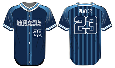 League Outfitters Custom Sublimated Elite -Sublimated Faux Full Button Jersey League Outfitters
