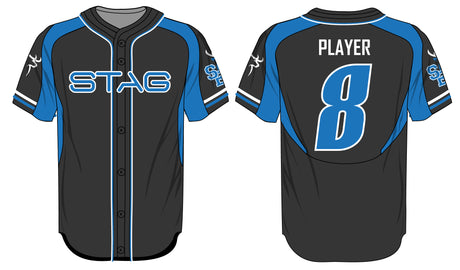 League Outfitters Custom Sublimated Elite -Sublimated Faux Full Button Jersey League Outfitters