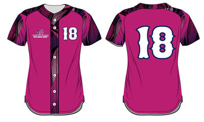 League Outfitters Custom Sublimated Elite -Sublimated Faux Full Button Jersey