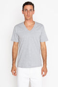 Los Angeles Apparel Unisex USA-Made Fine Jersey V-Neck T-Shirt Los Angeles Apparel