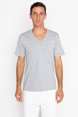 Los Angeles Apparel Unisex USA-Made Fine Jersey V-Neck T-Shirt Los Angeles Apparel