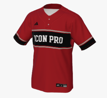 Adidas Custom Sublimated Icon Pro Two-Button Jersey
