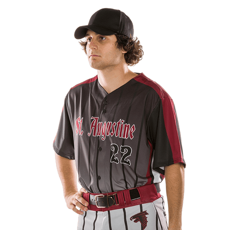 League Outfitters Custom Elite Sublimated- Sublimated Full Button Jersey League Outfitters
