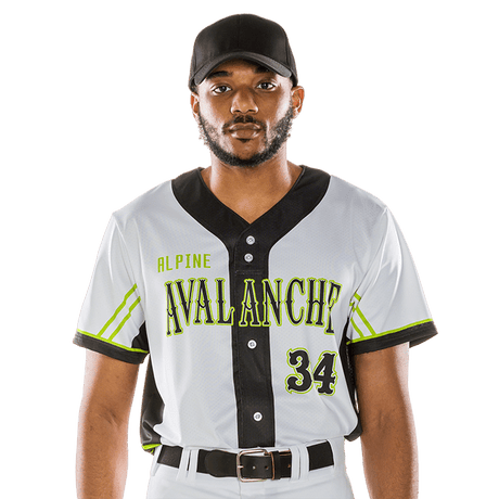 League Outfitters Custom Sublimated Elite -Sublimated Faux Full Button Jersey League Outfitters
