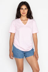 Los Angeles Apparel Unisex USA-Made Fine Jersey V-Neck T-Shirt Los Angeles Apparel