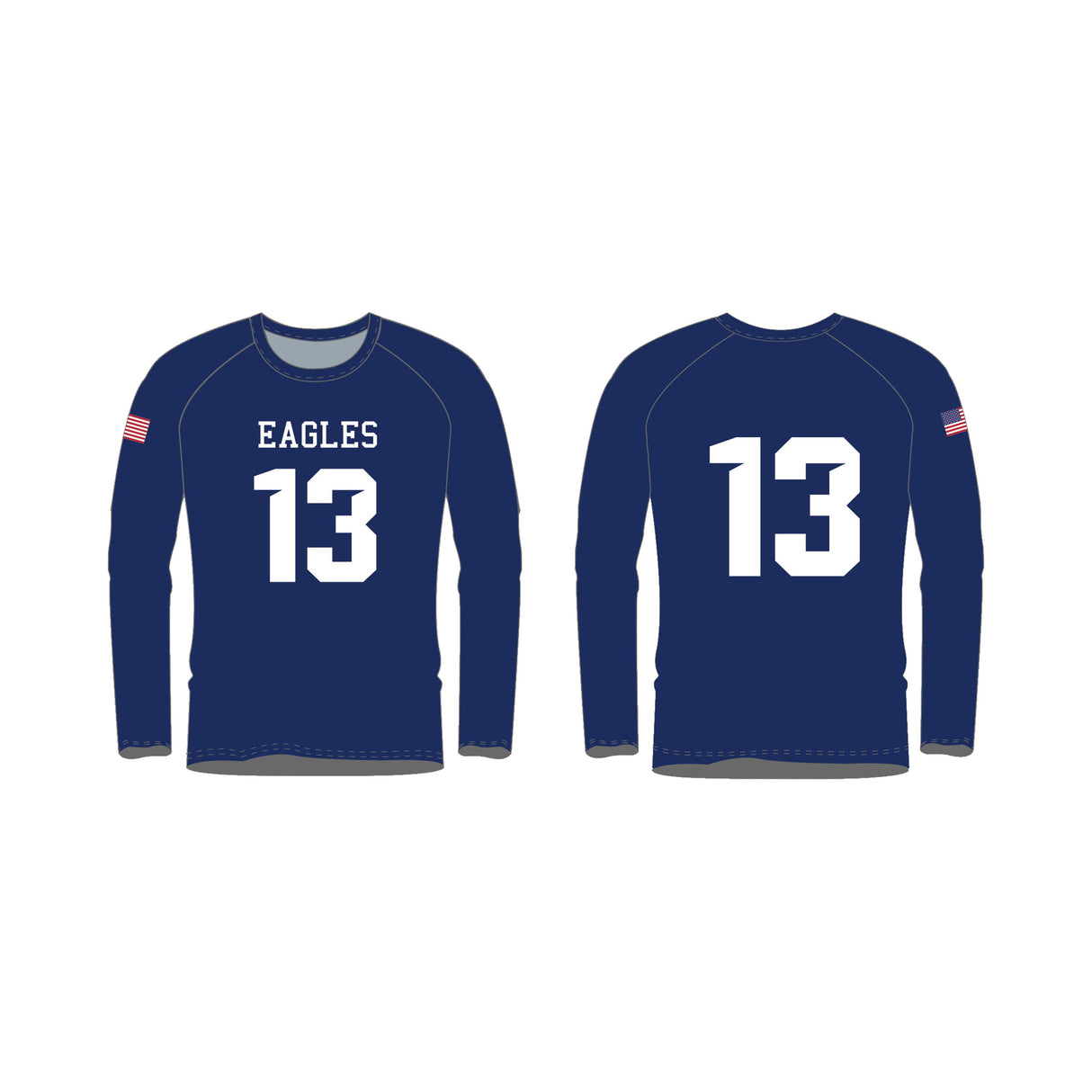 Custom Long Sleeve Loose Fit Shirts League Outfitters