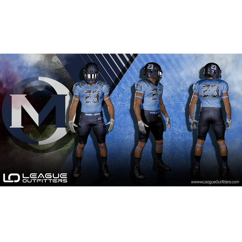 Custom Elite Sublimated & Tackle Twill Football Jerseys