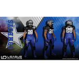 Custom Elite Reversible Football Jerseys League Outfitters