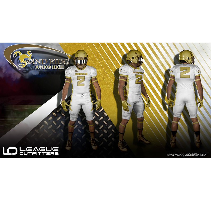 Elite Concave Football Uniform - Sublimated Jerseys & Pants