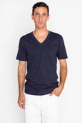 Los Angeles Apparel Unisex USA-Made Fine Jersey V-Neck T-Shirt Los Angeles Apparel