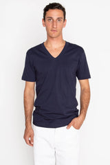 Los Angeles Apparel Unisex USA-Made Fine Jersey V-Neck T-Shirt Los Angeles Apparel