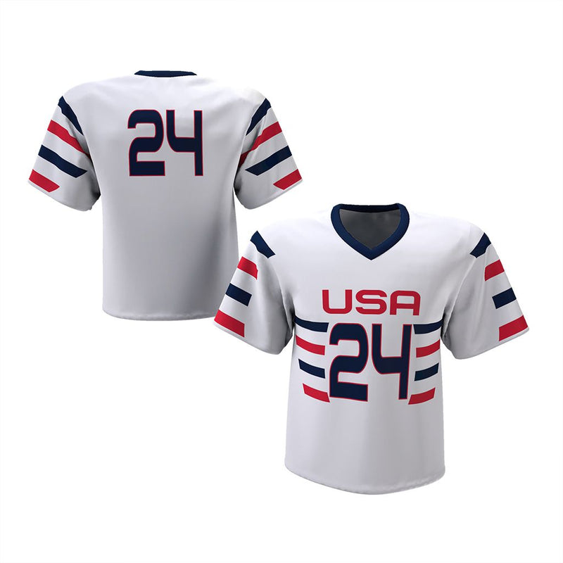 Custom Elite Short Sleeve Reversible Sublimated Lacrosse Jersey