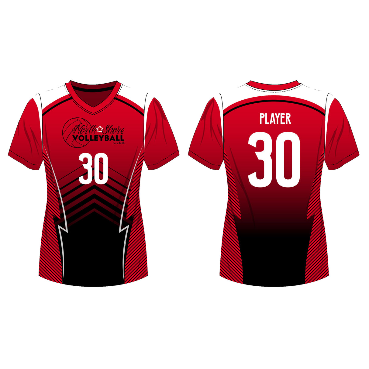 Custom Elite Sublimated Volleyball Jerseys League Outfitters