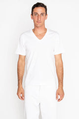 Los Angeles Apparel Unisex USA-Made Fine Jersey V-Neck T-Shirt Los Angeles Apparel